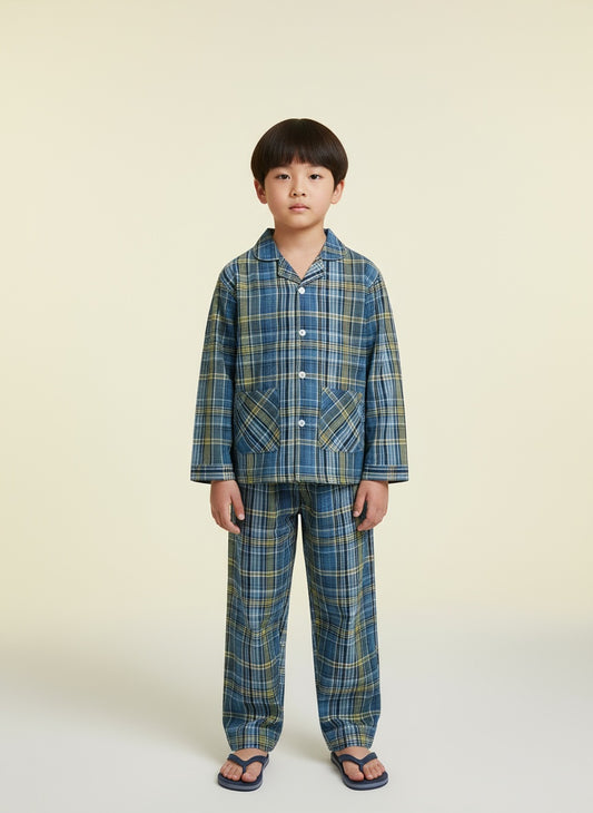 Cappadocia Full Sleeve Checks PJ Set