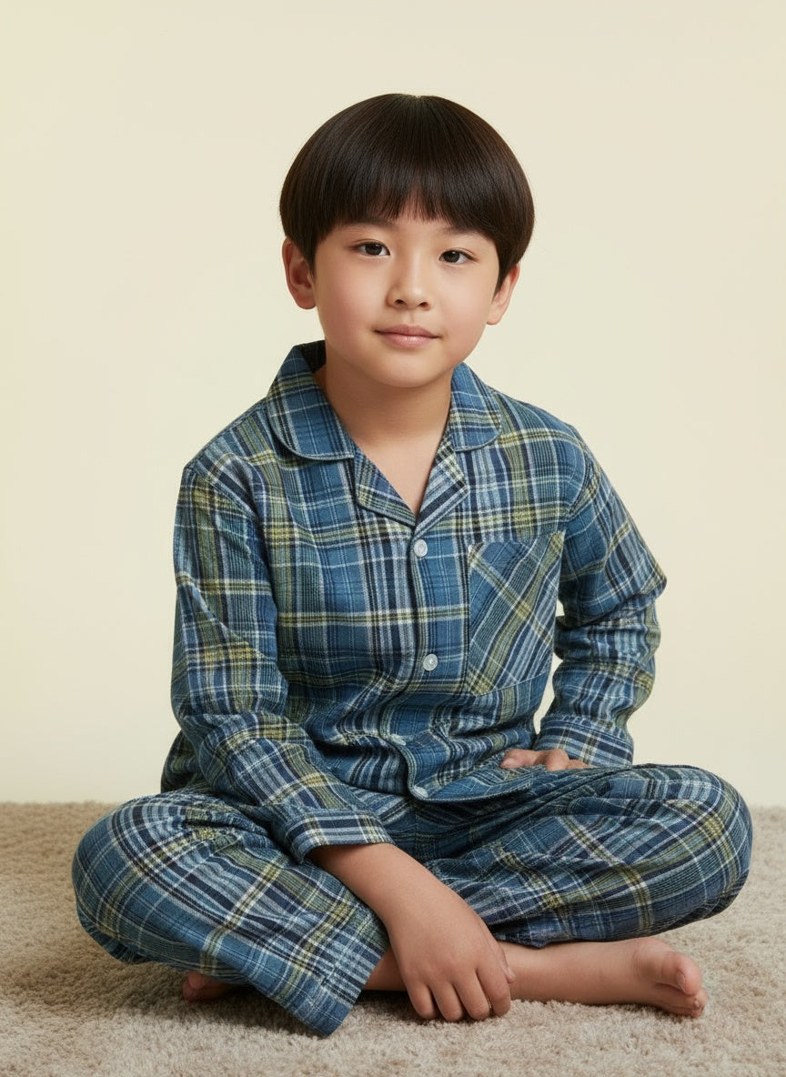 Cappadocia Full Sleeve Checks PJ Set