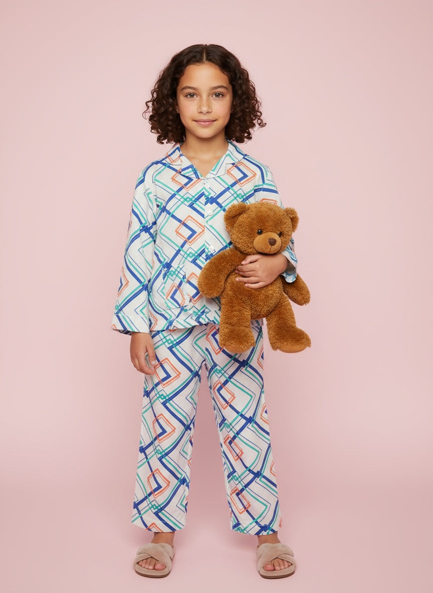 Cappadocia Full Sleeve Abstract Print PJ set