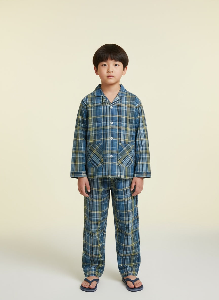 Cappadocia Full Sleeve Checks PJ Set