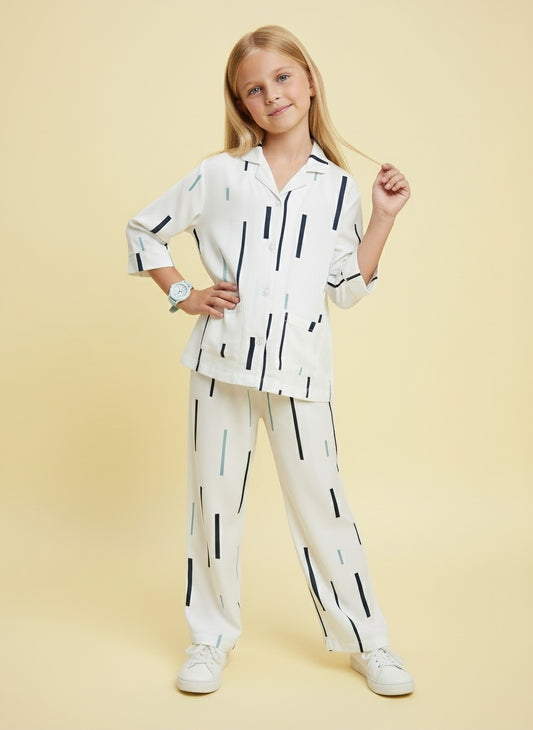 Cappadocia Full Sleeve Abstract PJ Set