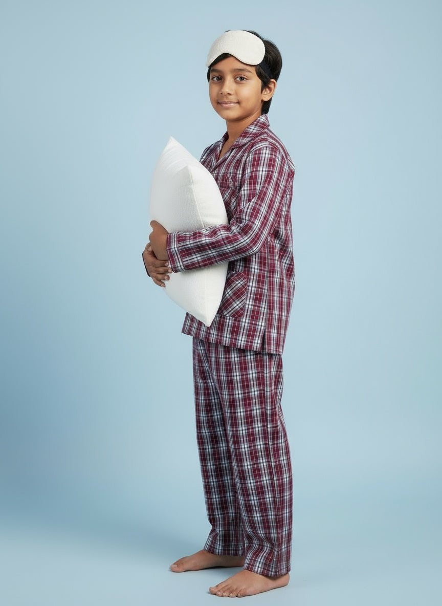 Cappadocia Full Sleeve Checks PJ Set