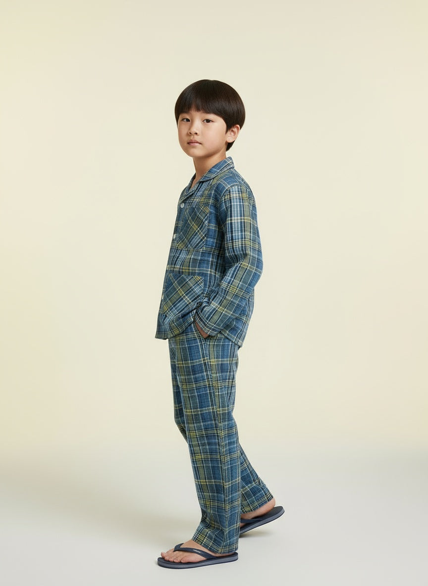 Cappadocia Full Sleeve Checks PJ Set