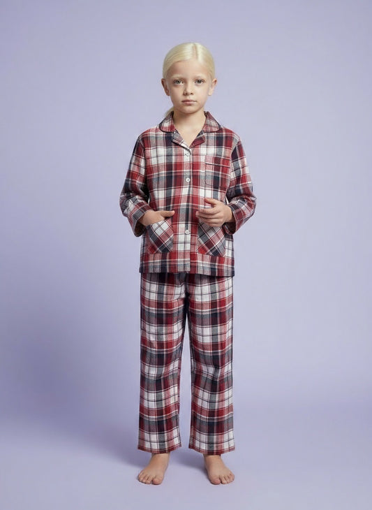 Cappadocia Full Sleeve Checks PJ Set