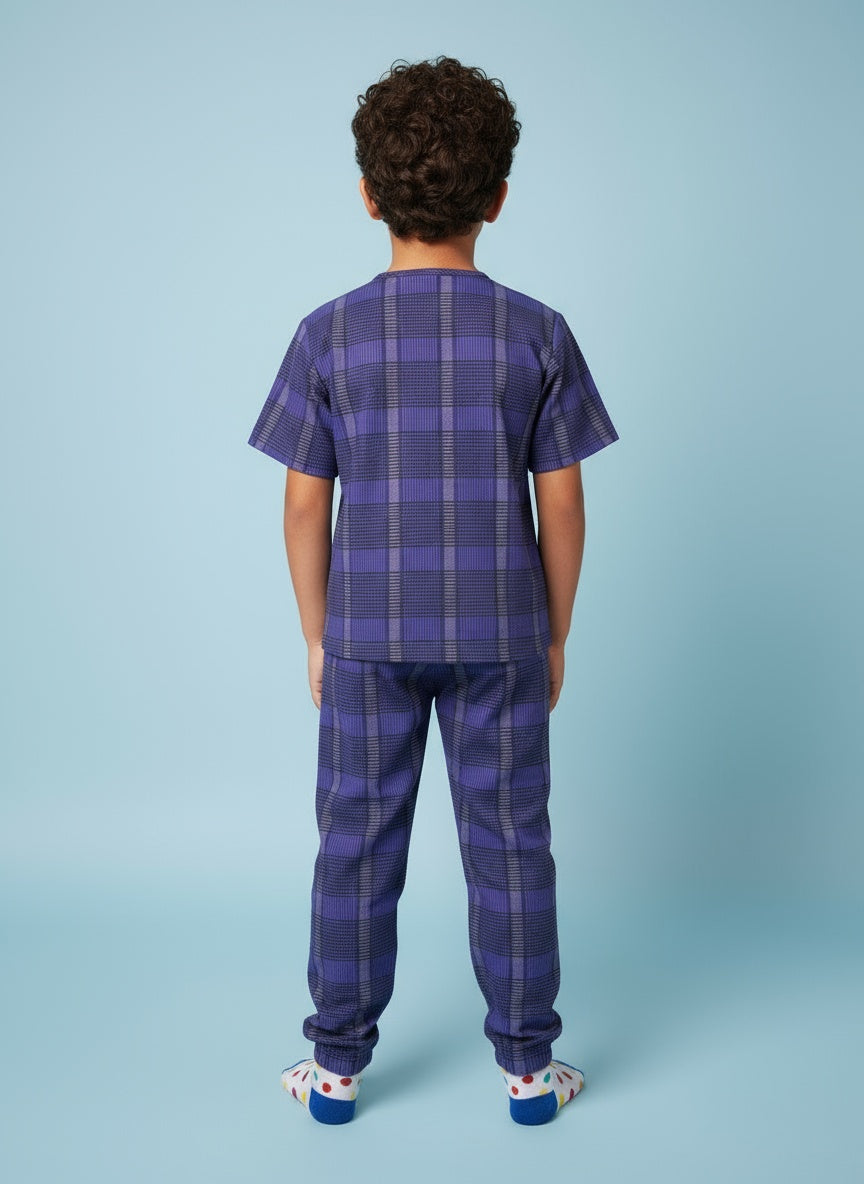 Cappadocia Short Sleeve Checks PJ Set