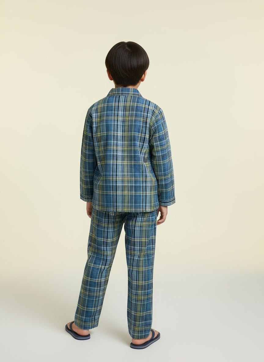 Cappadocia Full Sleeve Checks PJ Set
