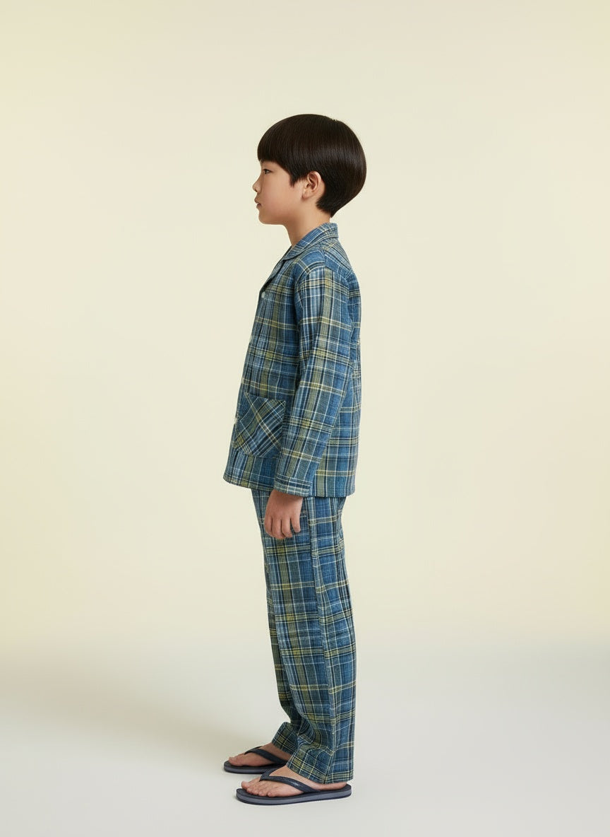 Cappadocia Full Sleeve Checks PJ Set