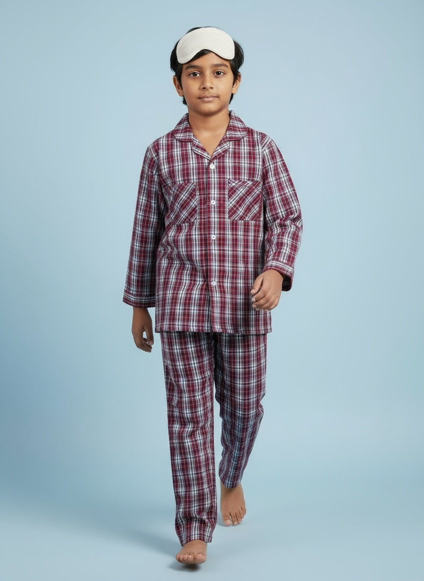 Cappadocia Full Sleeve Checks PJ Set