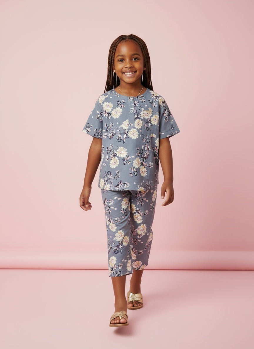 Cappadocia Short sleeve Printed PJ Set
