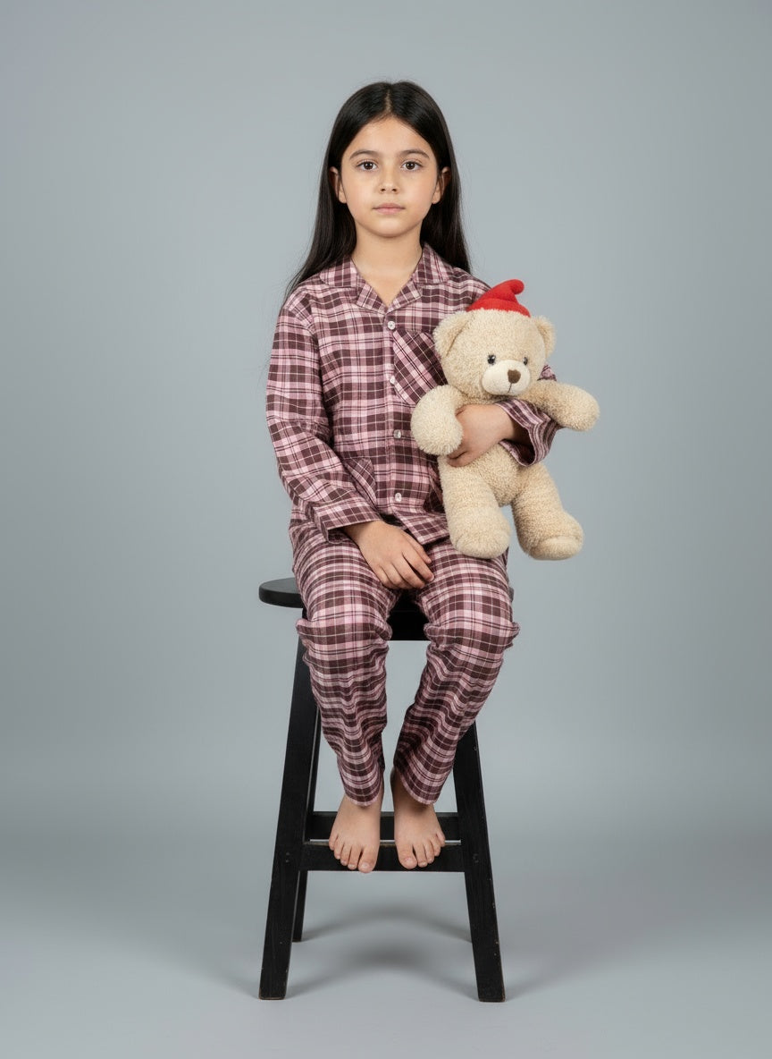 Cappadocia Full Sleeve Checks PJ Set