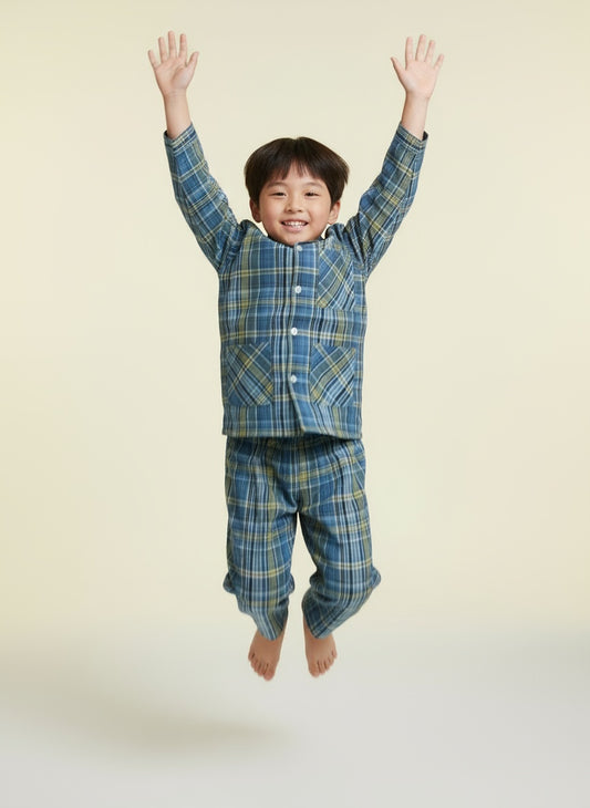 Cappadocia Full Sleeve Checks PJ Set